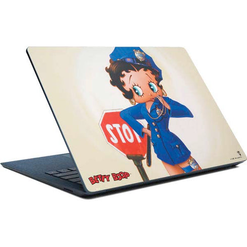 Betty Boop The Police Officer Surface Laptop Skin